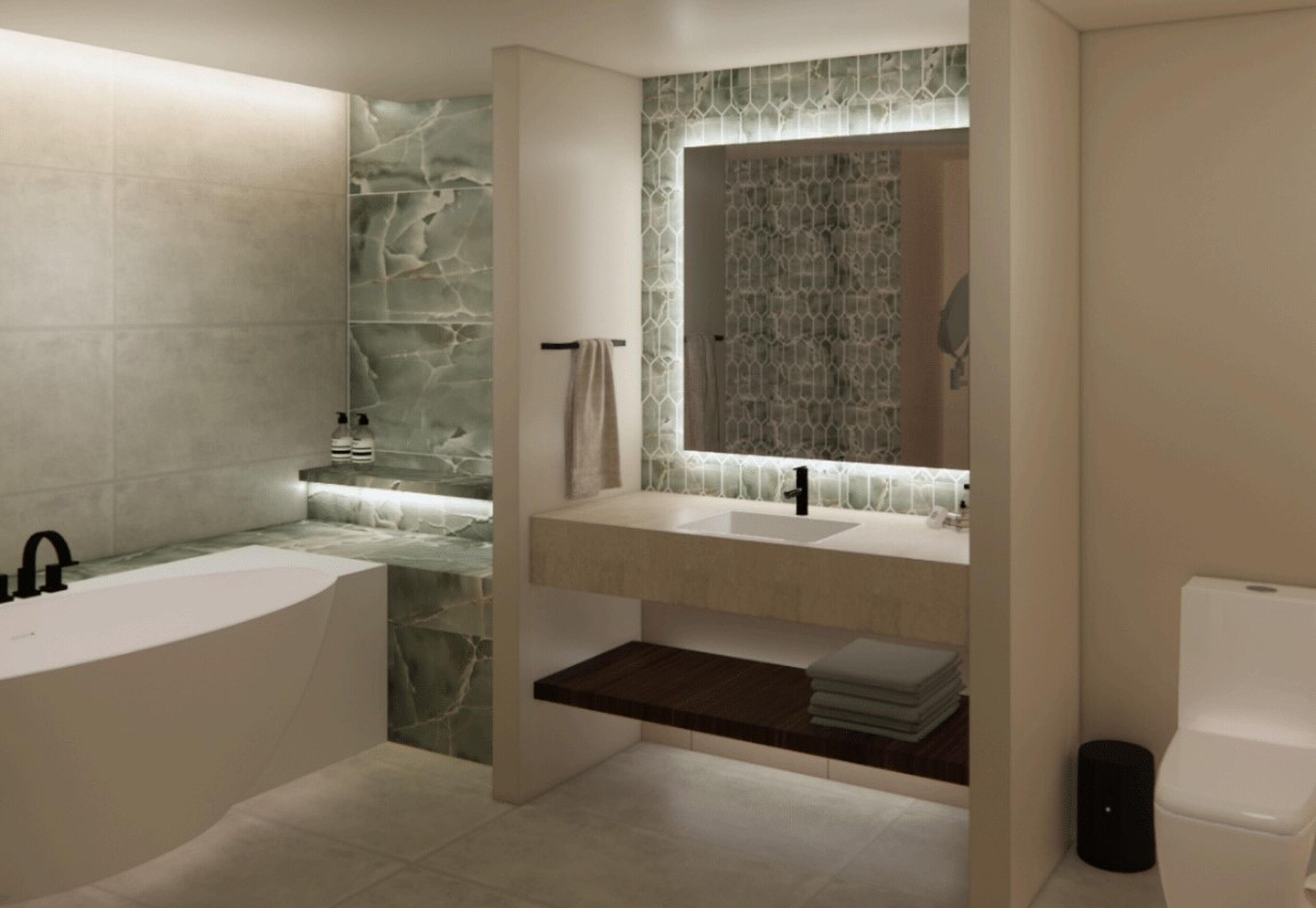 Habitación familiar, varias camas, para no fumadores | Baño