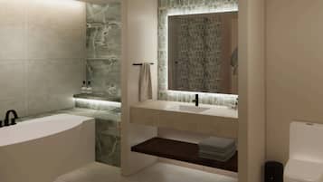 Habitación familiar, varias camas, para no fumadores | Baño