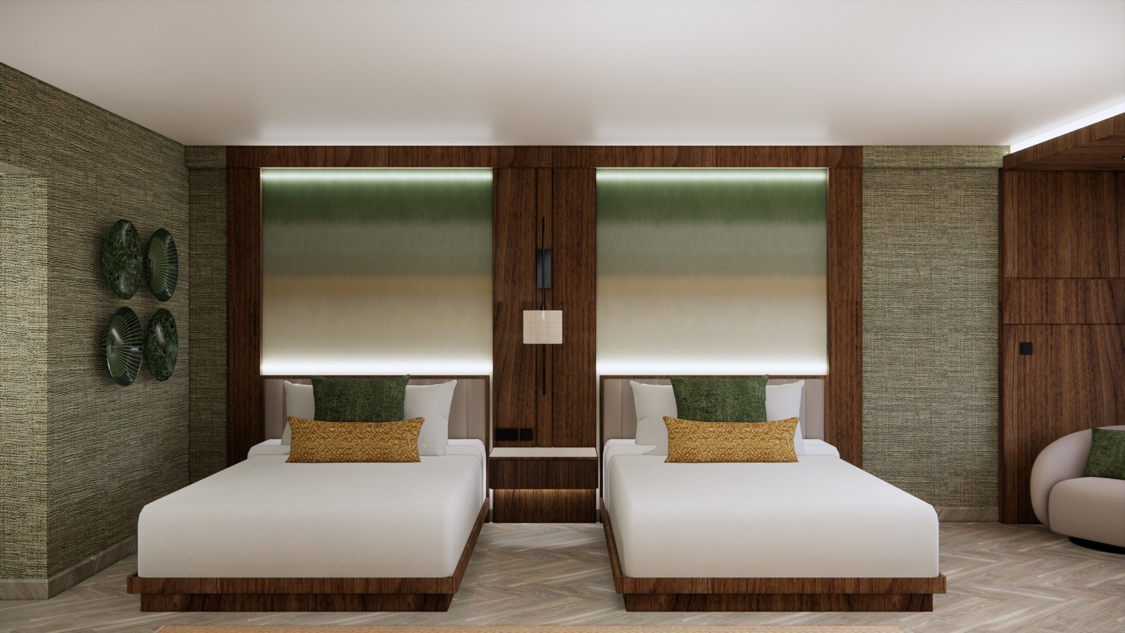 Hypo-allergenic bedding, in-room safe, blackout curtains, soundproofing