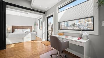 Desk, iron/ironing board, free WiFi, bed sheets