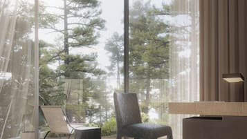 Douche hydromassante, articles de toilette de luxe, sèche-cheveux