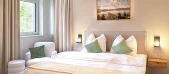 Ferienwohnung nahe Bostalsee mit Infrarotsauna, Regendusche & Balkon