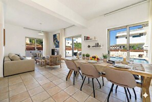 Dining - 4 bedroom villa by Fig tree bay beach (Protaras)