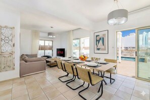 Dining - 4 bedroom villa by Fig tree bay beach (Protaras)
