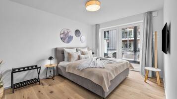 1 Schlafzimmer, kostenloses WLAN, Bettwäsche