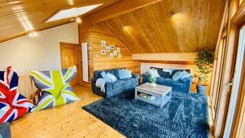 Smart TV, DVD player, books