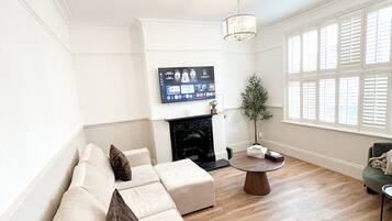 TV connectée, cheminée