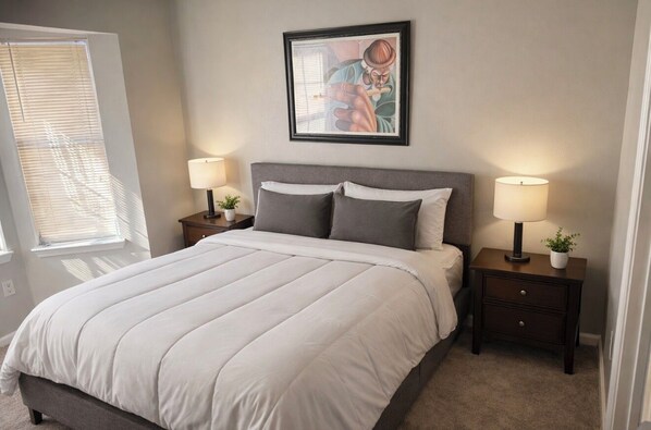 5 chambres, fer et planche à repasser, accès au Wi-Fi (inclus)