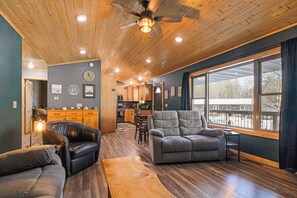 Interior - Northwoods Escape: Lakeside Retreat w/ Deck (Stone Lake)