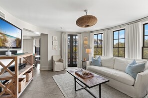 Smart TV - Main St. Getaway | Downtown Rosemary Condo Perfect for a 30A Getaway, 3 Bikes (Rosemary Beach)