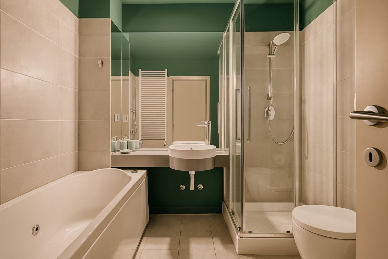 Doccia, asciugacapelli, bidet, asciugamani