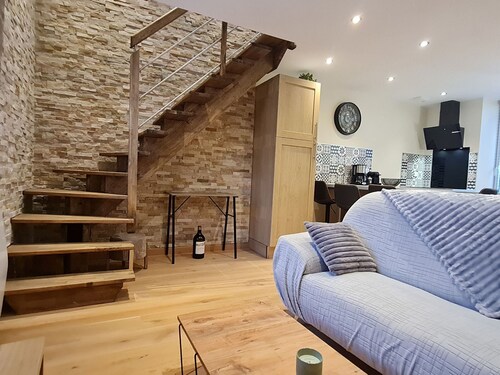 Cozy apartment in Briey with air conditioning and optional parking