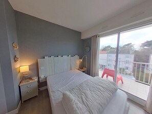 1 bedroom, free WiFi - Crossing T2 with Balconies and Parking in Pouliguen (Le Pouliguen)