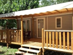 Terrace/patio - Mobile home with terrace for 6 people (Mialet)