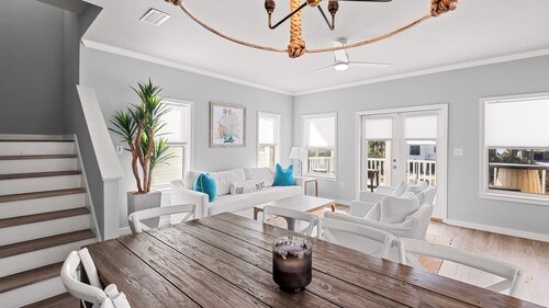 4BR Pet-Friendly Retreat on 30A, Steps from Beach & Pool