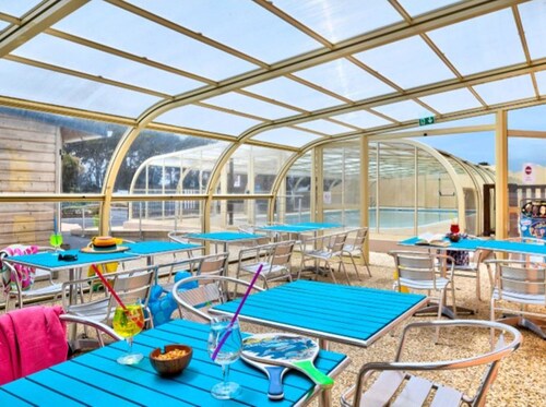 Mobilheim für 6 mit Terrasse in Sainte-Marie-du-Mont