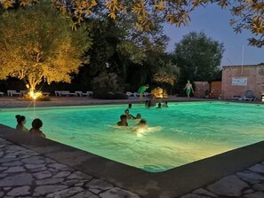 Pool - Mobile home with terrace for 6 guests (Laurens)