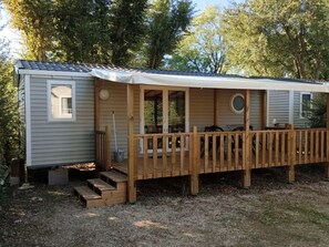 Terrace/patio - Mobile home with terrace for 6 people (Sandrans)