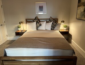 Ferienhaus, 1 Schlafzimmer | 1 Schlafzimmer, laptopgeeigneter Arbeitsplatz, Bügeleisen/Bügelbrett