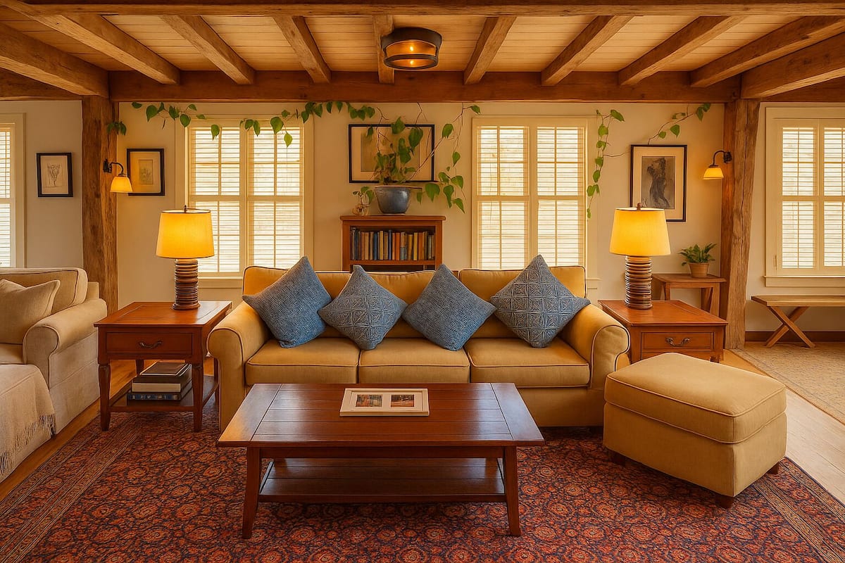 Apartment, 2 Bedrooms | Living area | Smart TV