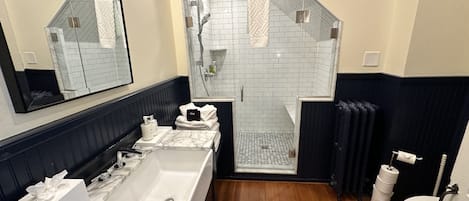 Apartment, 1 Bedroom | Bathroom | Towels, shampoo