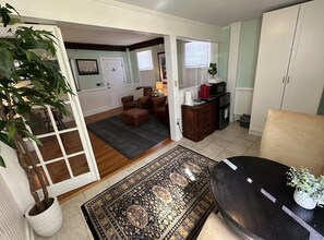 House, 1 Bedroom | Living area | Smart TV - Open & Airy One Bedroom Suite in Downtown Newport #18 1 Home (Newport)