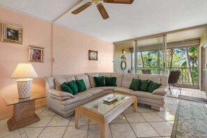Condo, 2 Bedrooms | Living area - Menehune Shores, #301 2 Bedroom Condo (Kihei)
