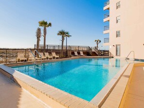 Pool - Ocean Breeze West #504 | Gulf-Front Balcony + Resort Amenities (Perdido Key)