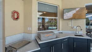 Fridge, microwave, oven, dishwasher - 1338 Jamacia Road - situated on the exclusive Island Country Club golf course. (Marco Island)