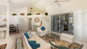 TV, offices - 1338 Jamacia Road - situated on the exclusive Island Country Club golf course. (Marco Island)