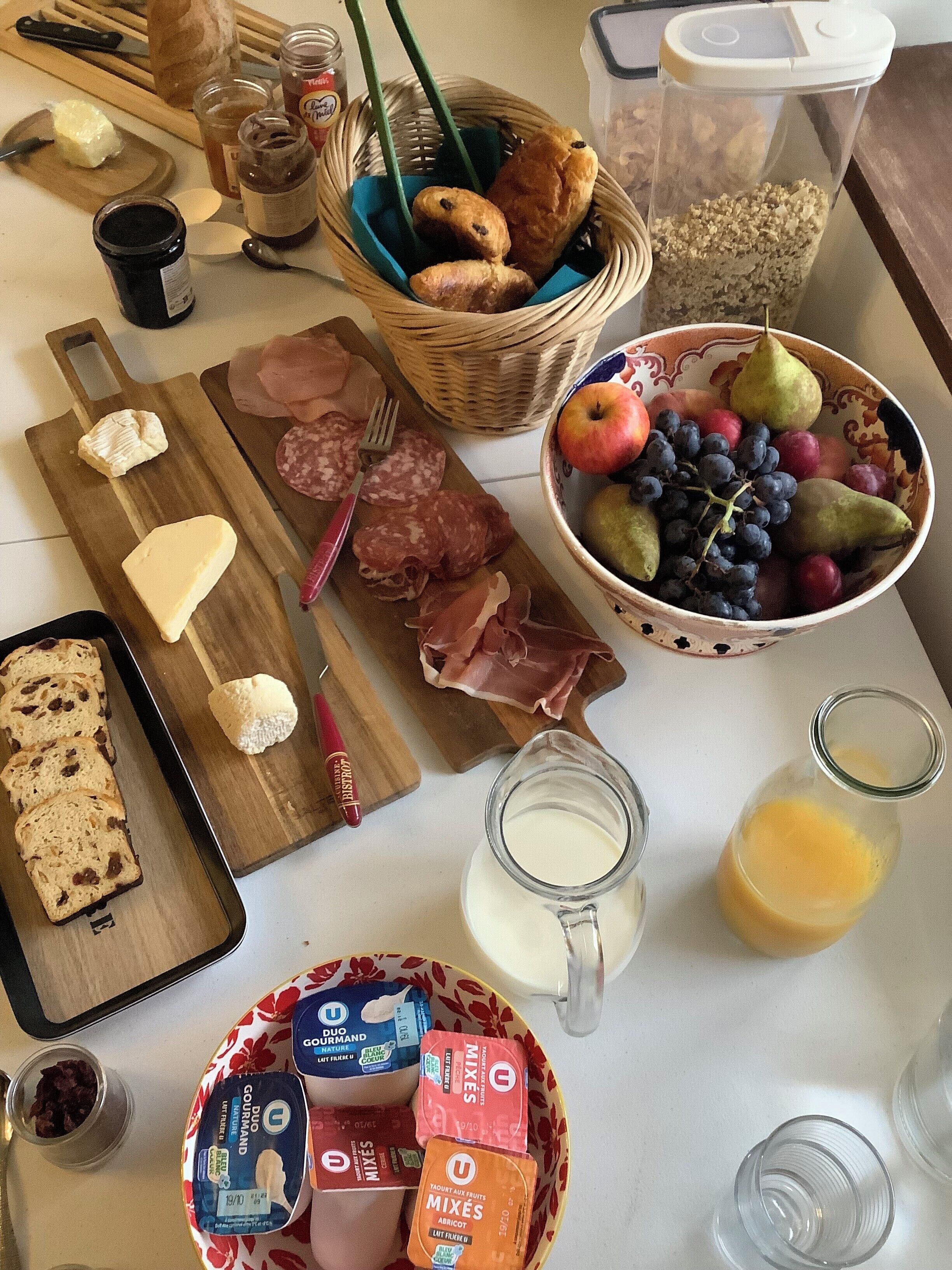 Repas de petit déjeuner