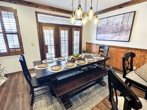 Dining - 14 Bedroom Ski In/Out Double Townhome | 2 Hot Tubs, Game Rooms, Theater, Arcade (Snowshoe)
