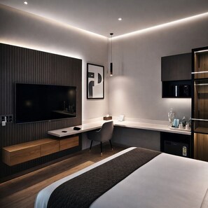 1 slaapkamer, een strijkplank/strijkijzer, wifi, beddengoed