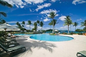 Pool - Spacious 3-bedroom Luxury Ritz Carlton condo in tranquil St Thomas (St Thomas)