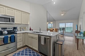 Fridge, oven, stovetop, dishwasher - Bay Front Views, 2 bedroom 2 bath (Sanibel)