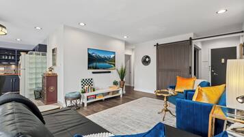 Smart TV, table tennis, books