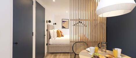 Desk, iron/ironing board