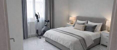 Iron/ironing board, WiFi, bed sheets