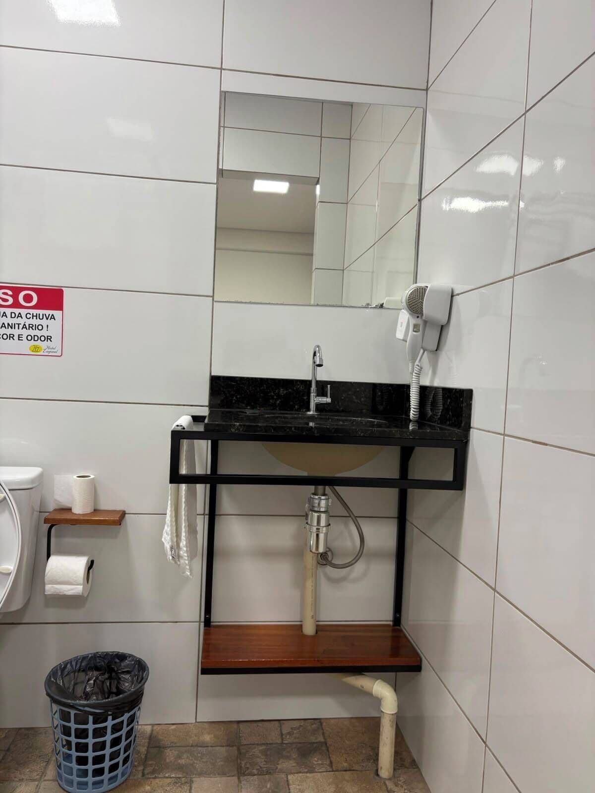 Standard Double Room Single Use | Bathroom | Shower, hair dryer, towels, soap