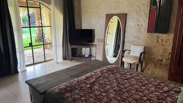 Deluxe tweepersoonskamer, uitzicht op tuin | Gratis wifi