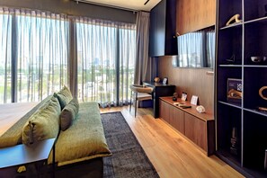 Comfort Apartment, City View | Living area | Flat-screen TV - Atena Urban Living (Guadalajara)