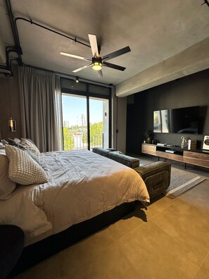 Comfort appartement, uitzicht op de stad | Gratis wifi