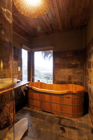 Chambre Exécutive Double ou avec lits jumeaux, vue vallée | Salle de bain