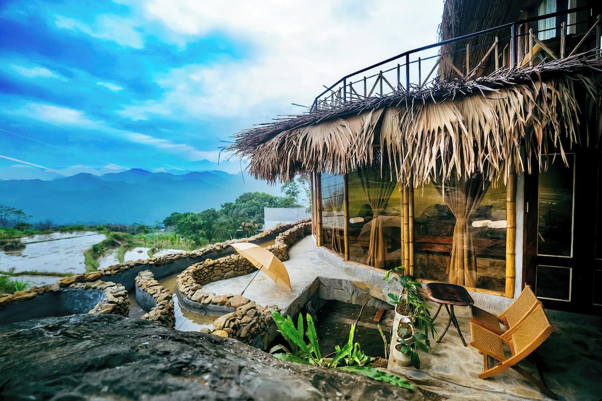 Executive-Doppel- oder -Zweibettzimmer, Talblick | Terrasse/Patio