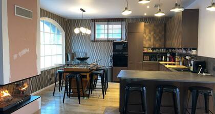 Appartement Racine (Appart. 1) sur jardin avec cheminée