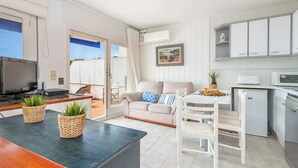 Living area - Ático en Tamariu: Gan terraza  y Vistas al Mar. (Tamariu)