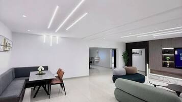 Deluxe Apartment, Balcony, City View | Interior