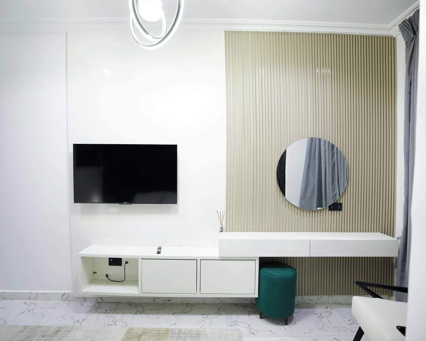 Deluxe-Apartment, Balkon, Stadtblick | Innenbereich