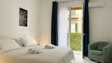 1 Schlafzimmer, BĂŒgeleisen/BĂŒgelbrett, kostenloses WLAN, BettwĂ€sche