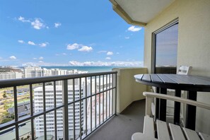 Outdoor dining - New 20th Floor 3BR Luxury Royal Palms, Ocean Views (Myrtle Beach)